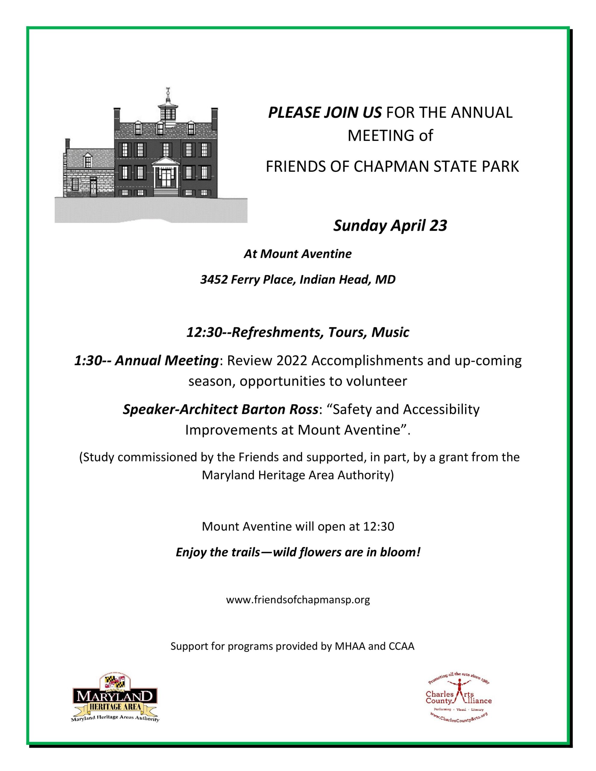 2023 Annual Meeting Flyer 2